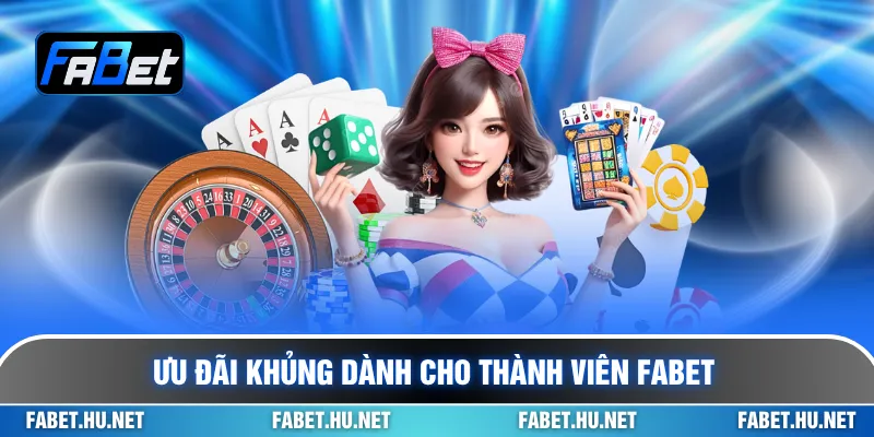 Ưu đãi khủng dành cho thành viên FABET